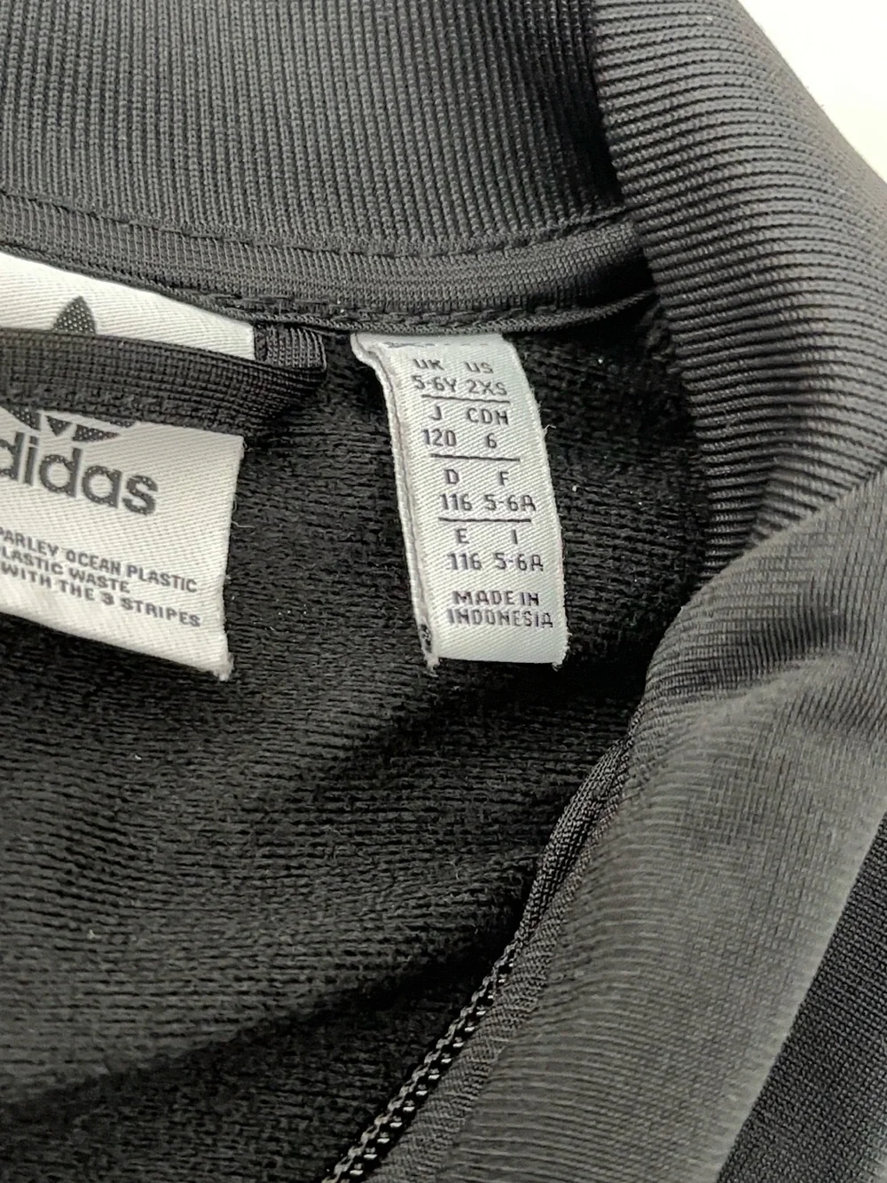 adidas originals Black and White Kids Track Jacket & Pants Set XXS
